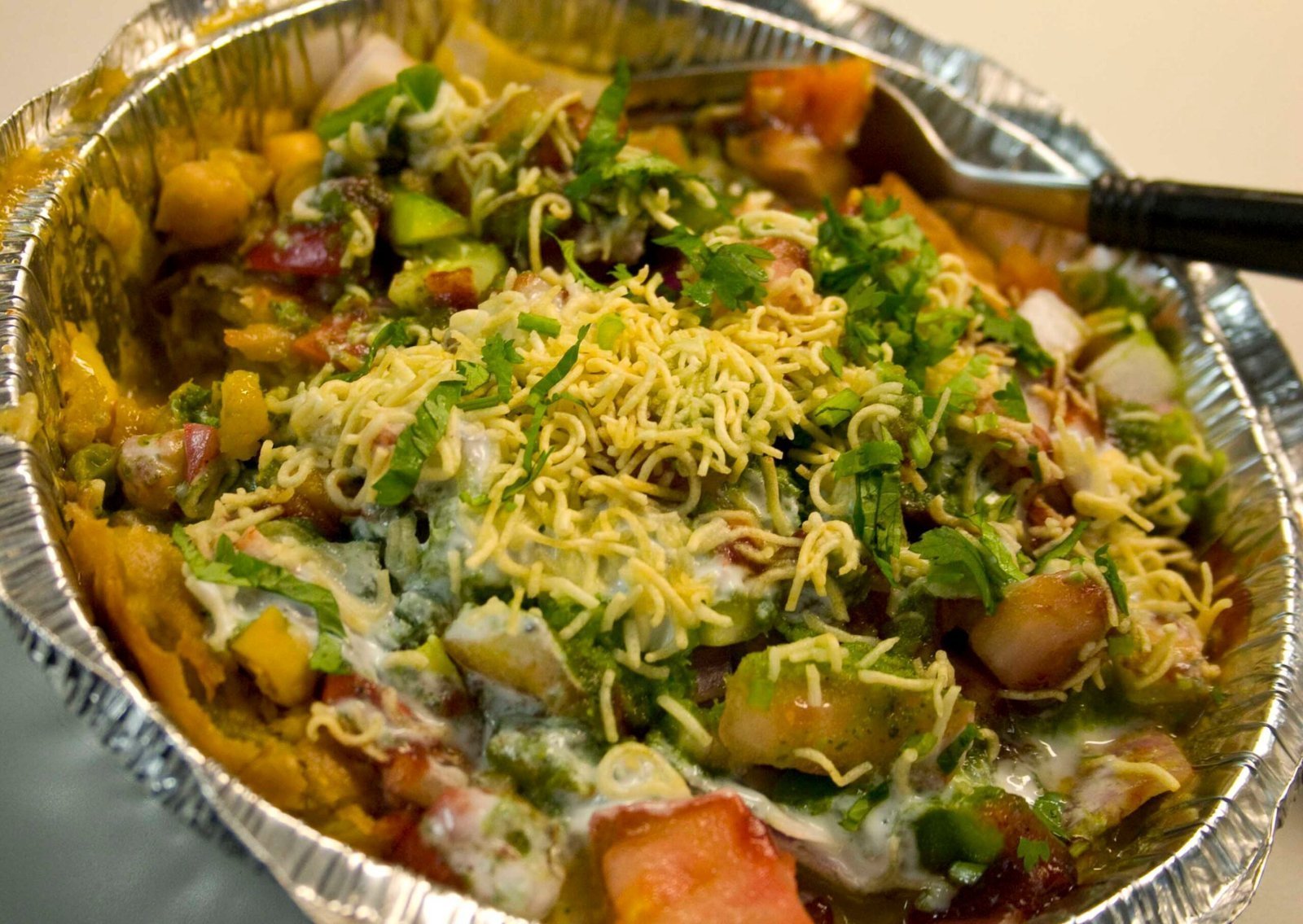 Samosa chaat